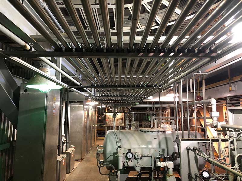 Anderson Systems outdoor process equipment installation for a semiconductor or biotech client