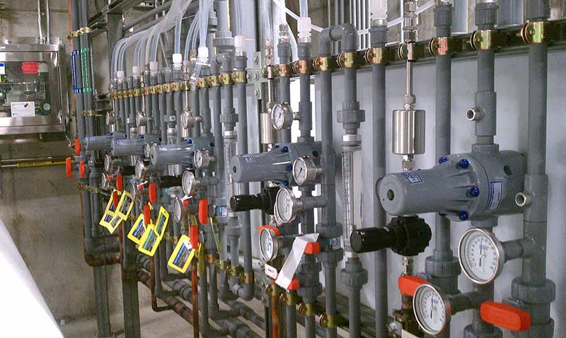 Anderson Systems outdoor process equipment installation for a semiconductor or biotech client
